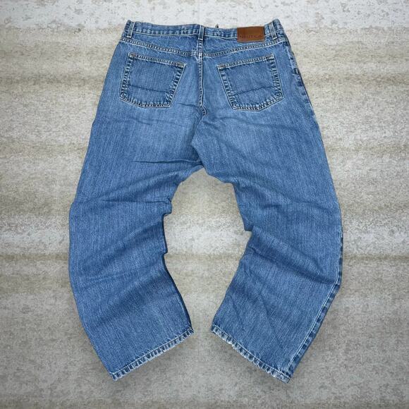 Vintage Nautica Jeans Baggy Wide Leg Fit Medium Wash Denim Y2K - Picture 1 of 4